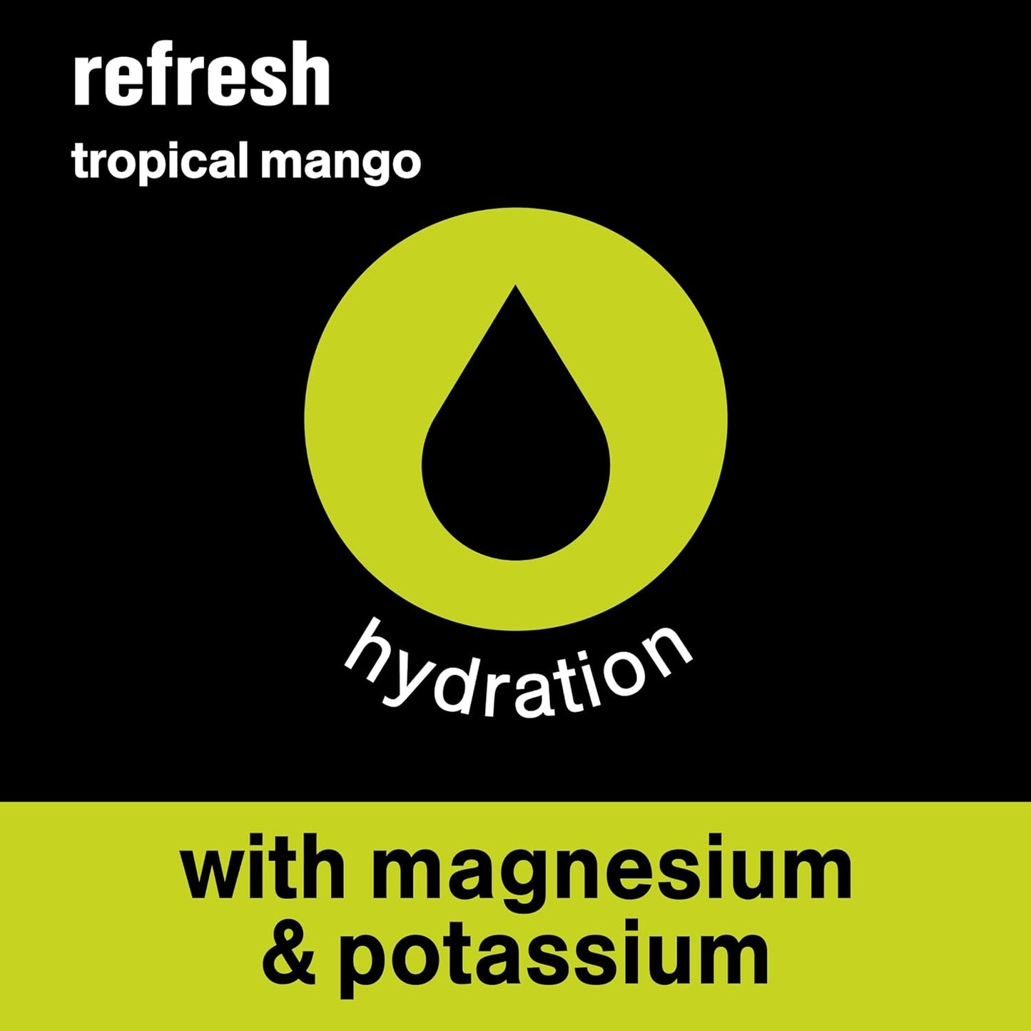 Vitamin Water Refresh Electrolyte Enhanced Water w/vitamins, Tropical mango drinks, 20 fl oz, 12 Pack