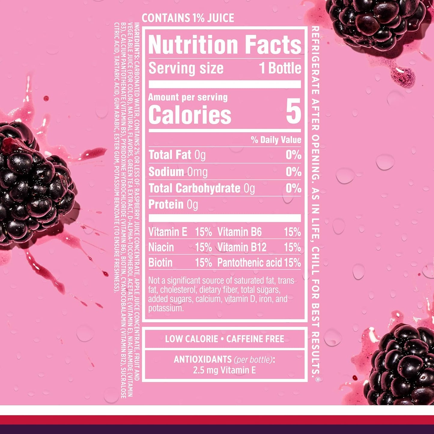 Sparkling Ice Grape Raspberry Sparkling Water 17 Fl. oz Bottle - 6 Packs