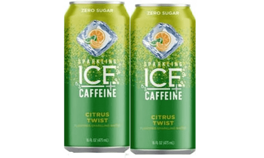 Sparkling Ice +Caffeine Zero Sugar Flavored Sparkling Water with Vitamins and Antioxidants, Citrus Twist 16 FL Oz - 2pk