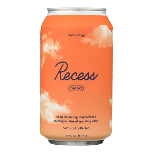 Recess - Sparkling Water Blood Orange Magnesium - Case of 12-12 FZ