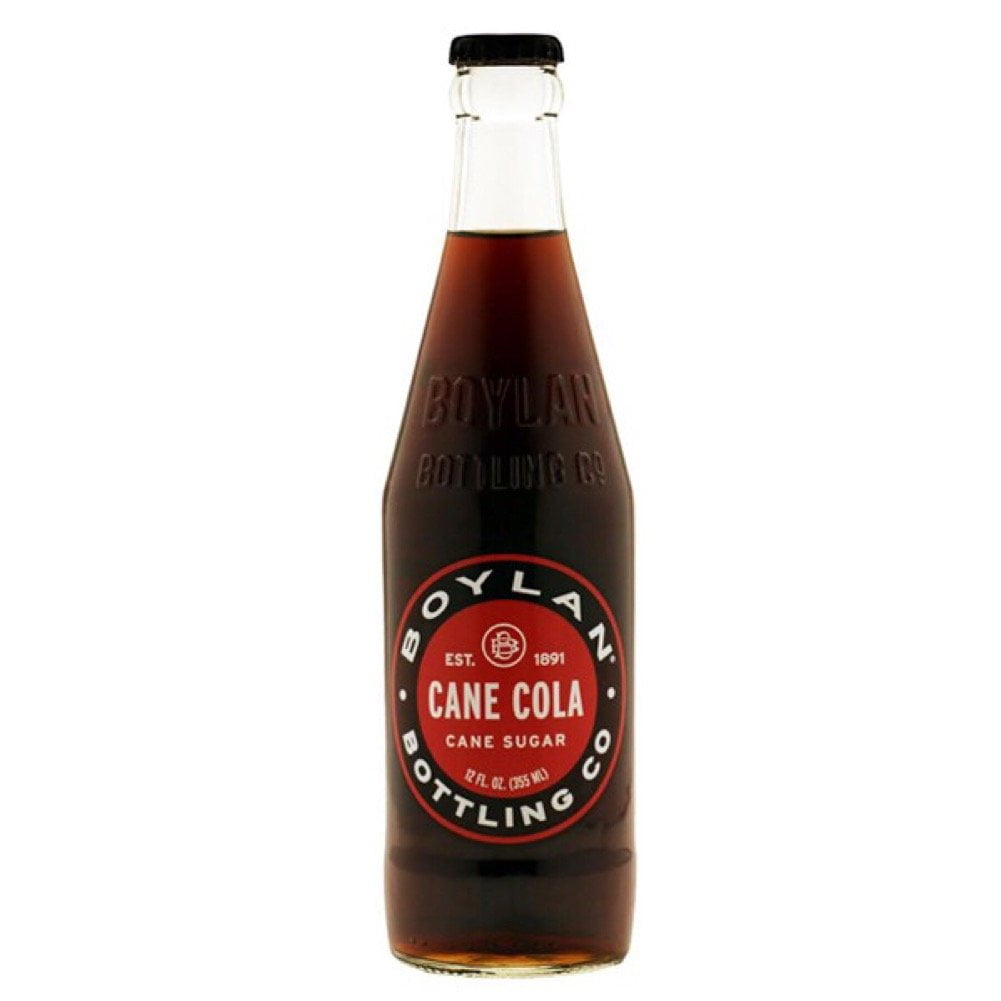 Boylan Sugar Cane Cola Soda (Glass Bottles), 12 Fl Oz (Pack of 12)