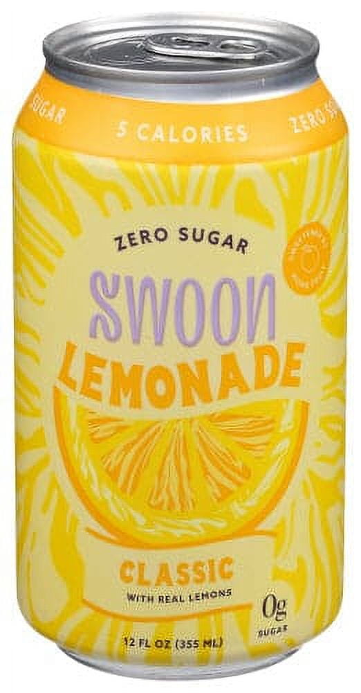 Swoon Zero Sugar Classic Lemonade, 12 FZ  | Pack of 12