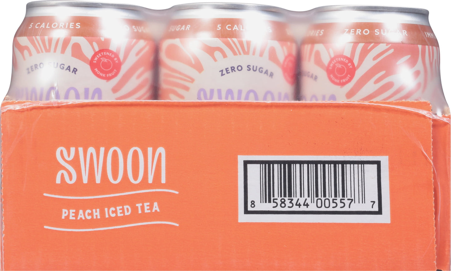 Swoon  Sugar Free Healthy Peach Iced Tea - Cans 12 ct (12 fl oz each)