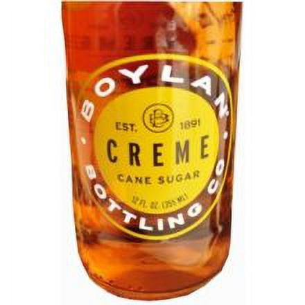 Boylan Bottling Natural Creme Soda, 12 Fluid Ounce -- 24 per case.