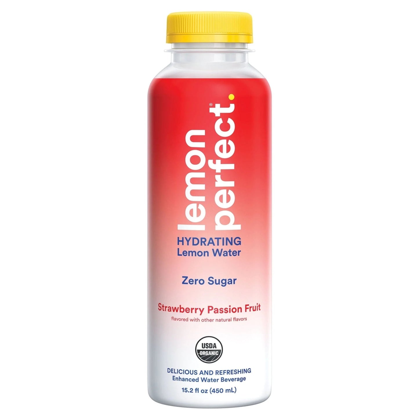 Lemon Perfect Hydrating Zero Sugar Strawberry Passion Fruit Lemon Water 15.2 fl oz