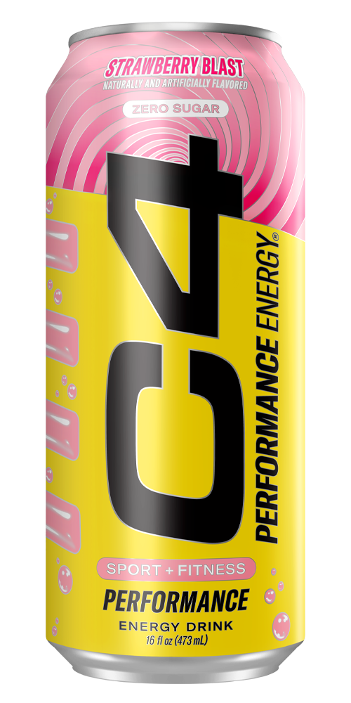 C4 Performance Energy  Strawberry Blast 16 Fl. oz 24 Packs