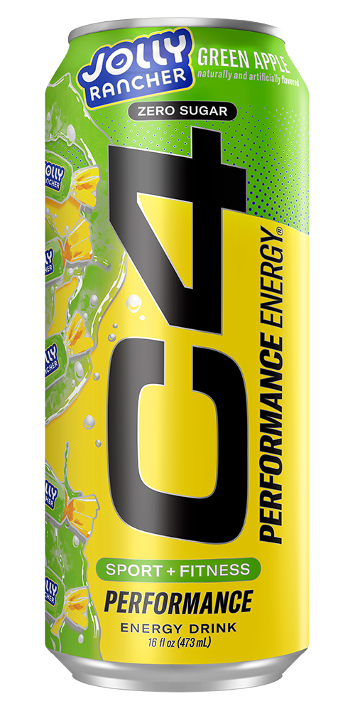 C4 Jolly Rancher Green Apple 16 Fl. oz 24 Packs