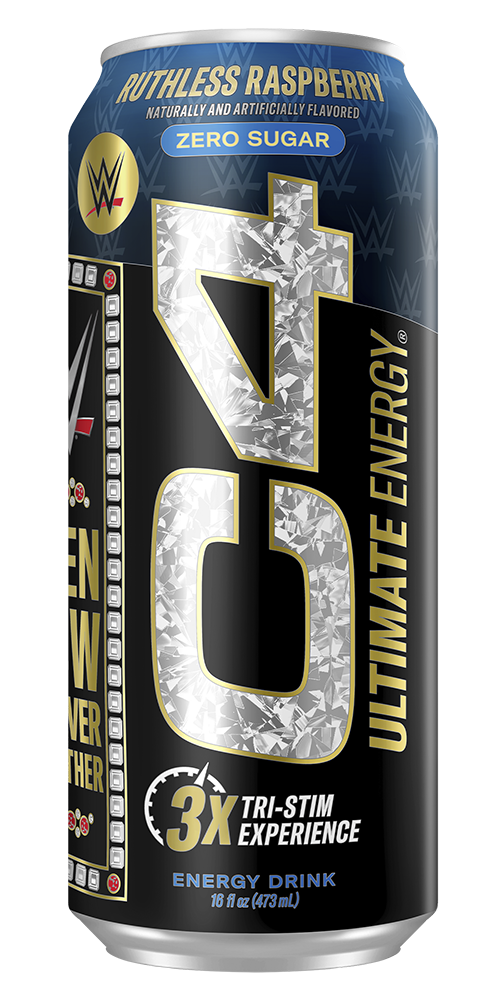 C4 Ultimate Ruthless Raspberry  16 Fl. oz 24 Packs
