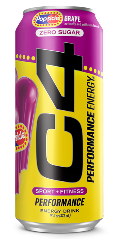 C4 Performance Energy -  Grape Popsicle 16 Fl. oz 24 Packs