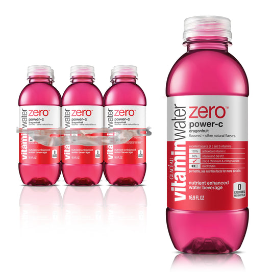 Vitaminwater Zero, Power-C, 16.9 Fl Oz, 6 Count