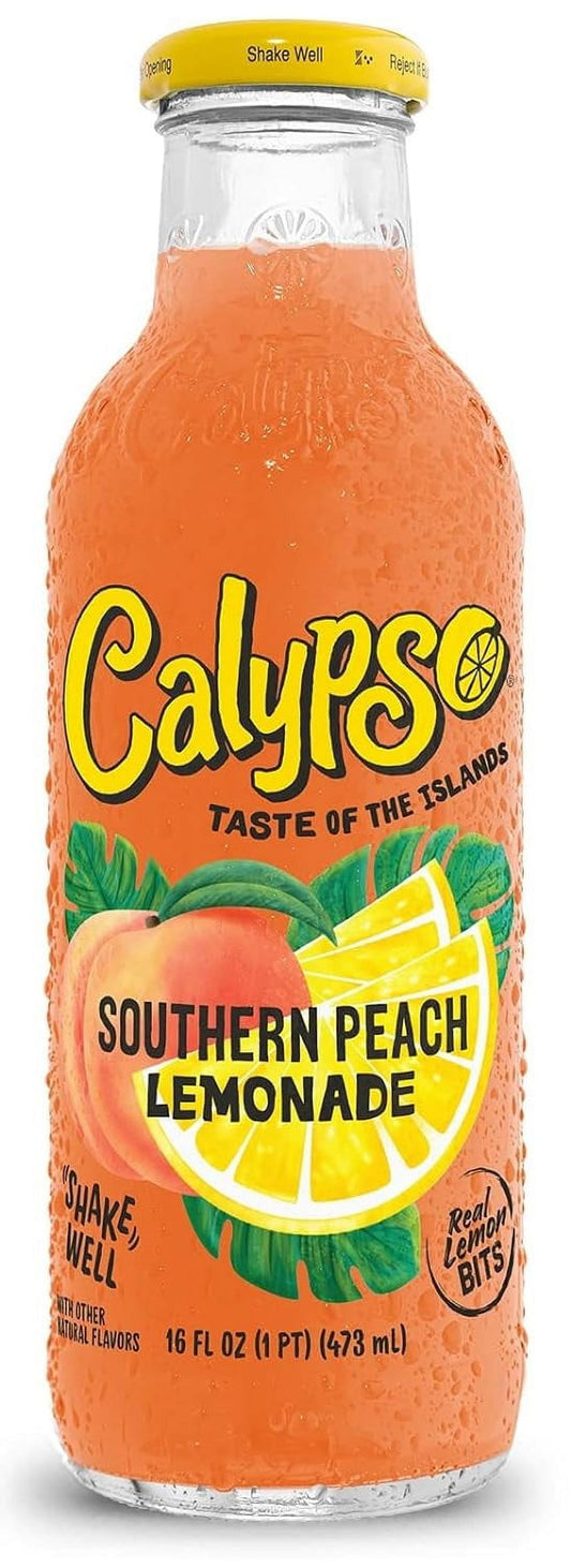 Calypso Flavor Fiesta: Lemonades 16oz (Southern Peach 4pk)