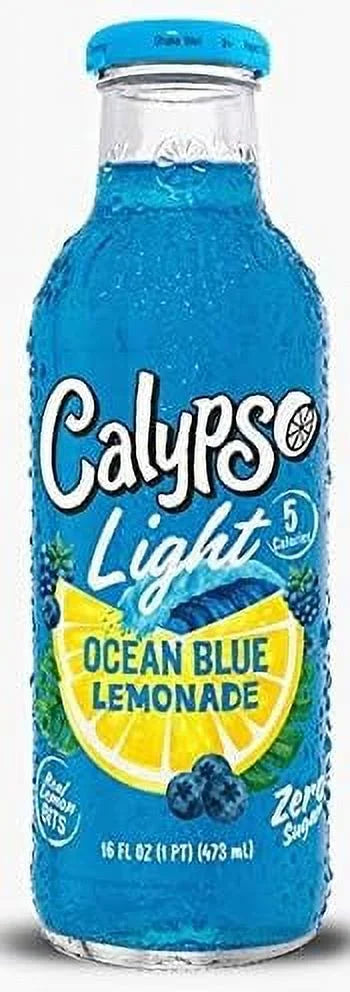 Calypso Flavor Fiesta: Lemonade 16oz (Ocean Blue Light 4pk)