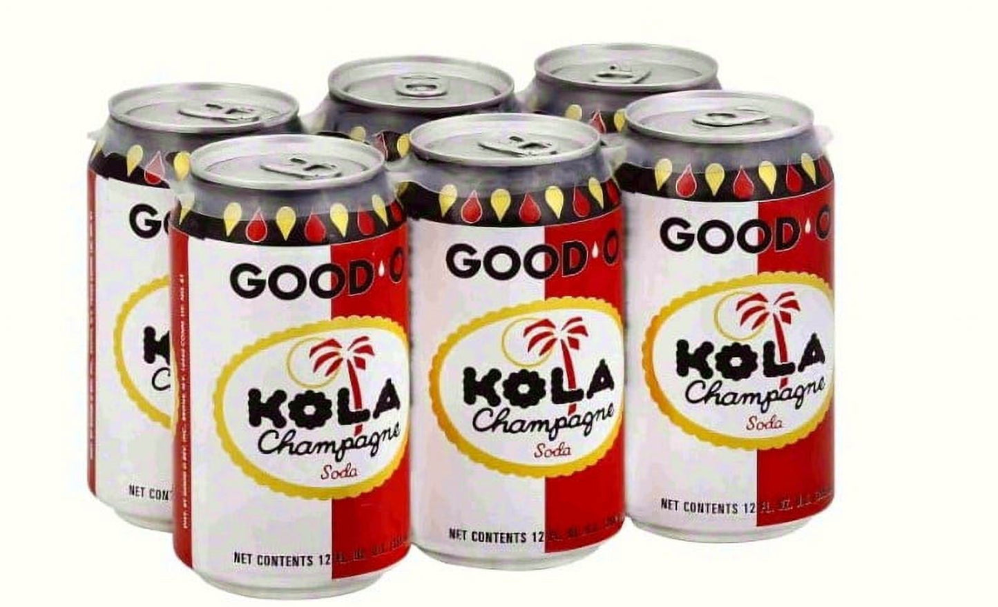 Good O Kola Champagne Soda 12 Fl Oz Cans(Pack of 6)