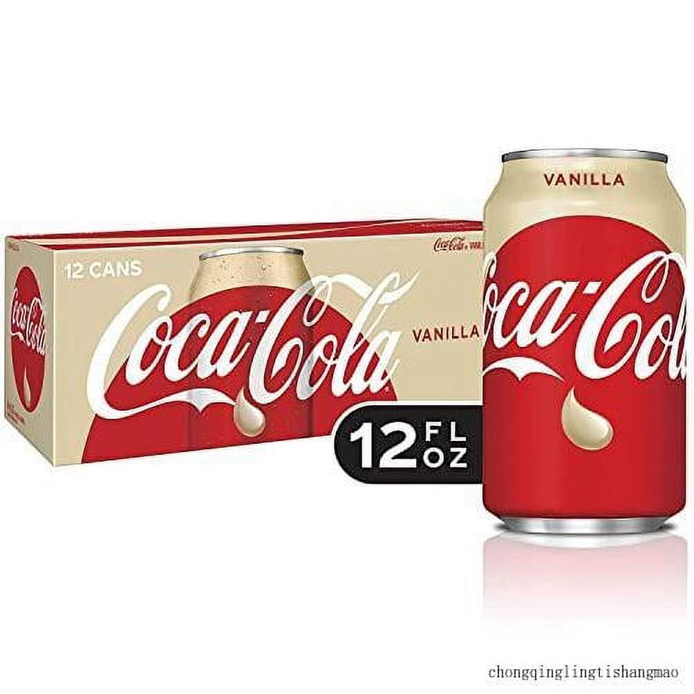 Coca Cola Vanilla Soda Soft Drink, 12 Fl Oz, 12 Pack