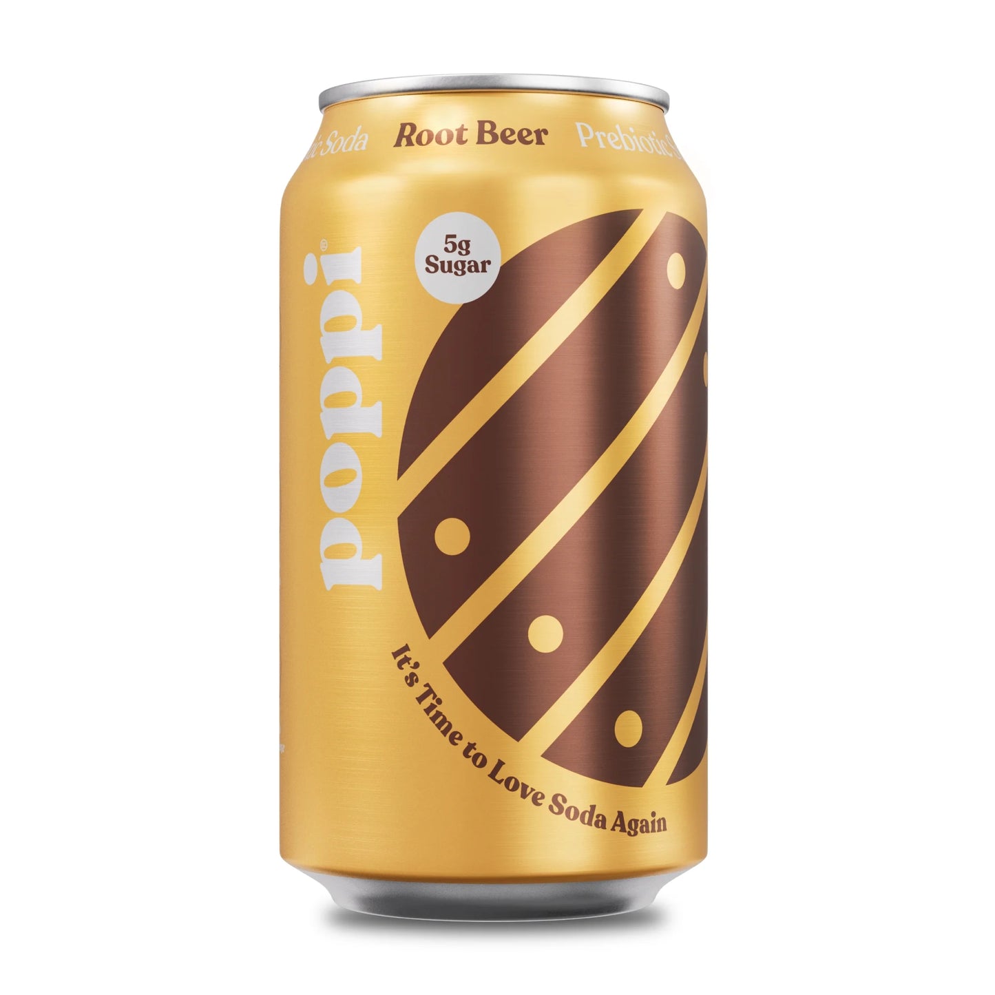 Poppi Root Beer Prebiotic Soda, 12 oz, 12 Pack Cans